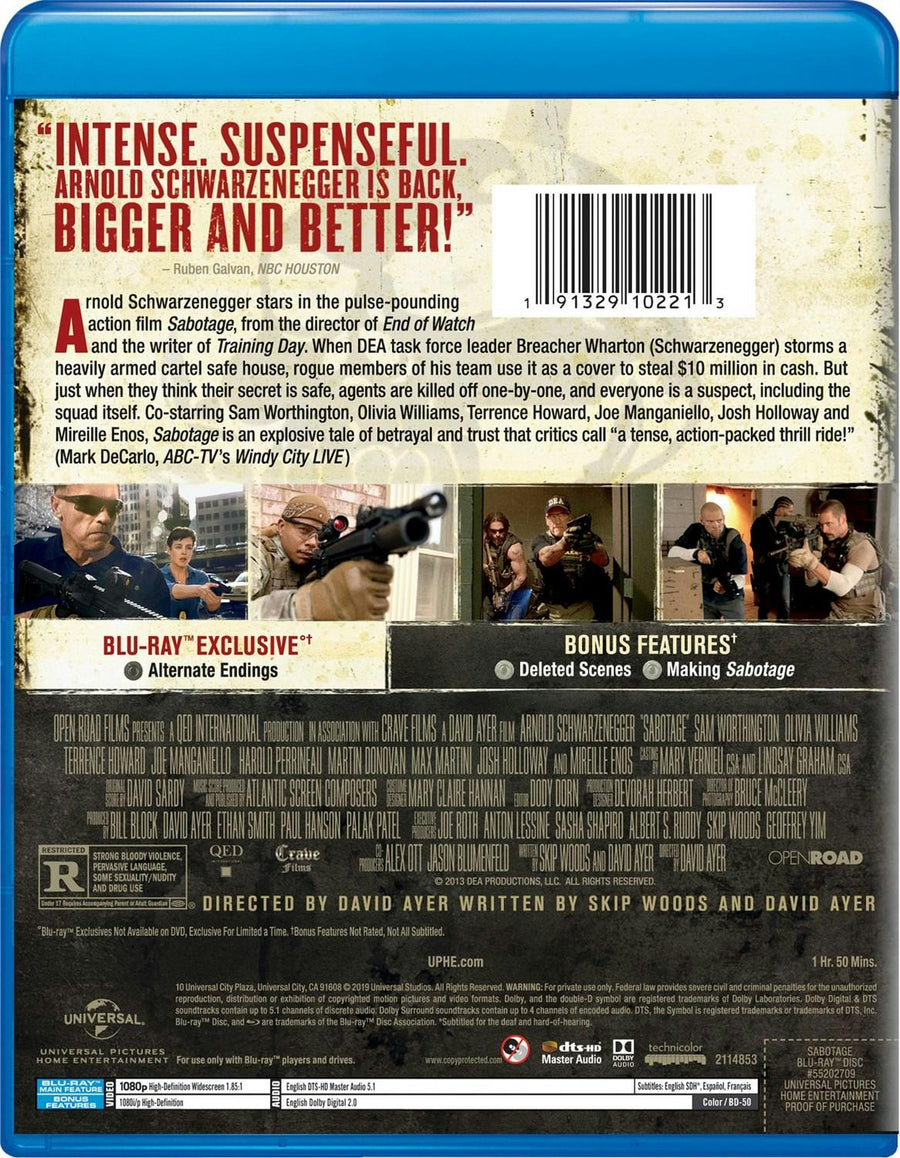 Sabotage [Blu-ray]