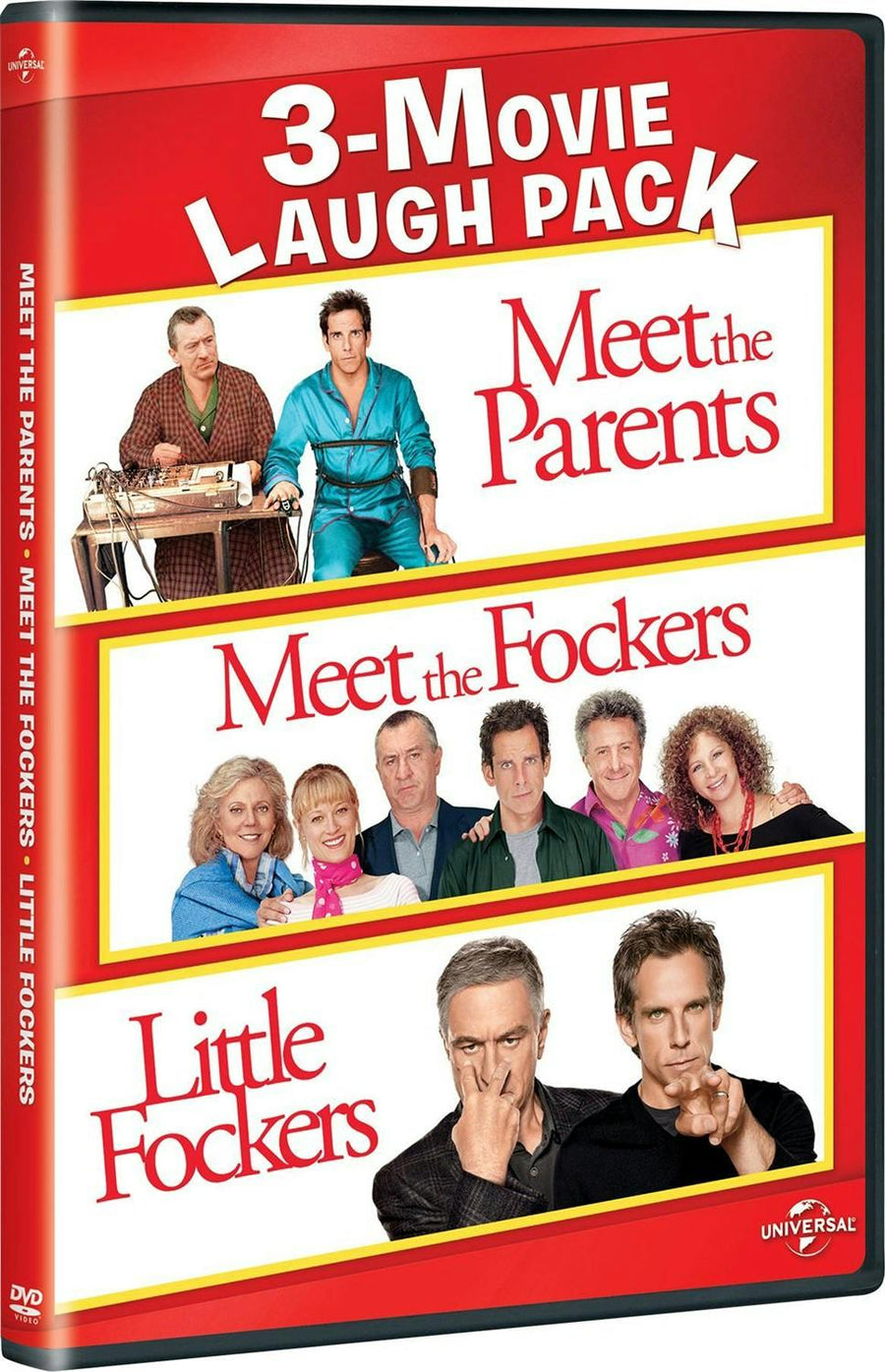 Meet the Parents / Meet the Fockers / Little Fockers 3-Movie Laugh Pack [DVD]