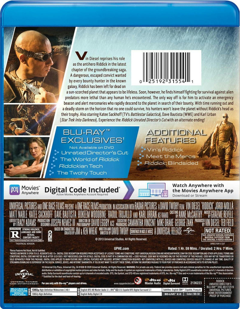 Riddick [Blu-ray]