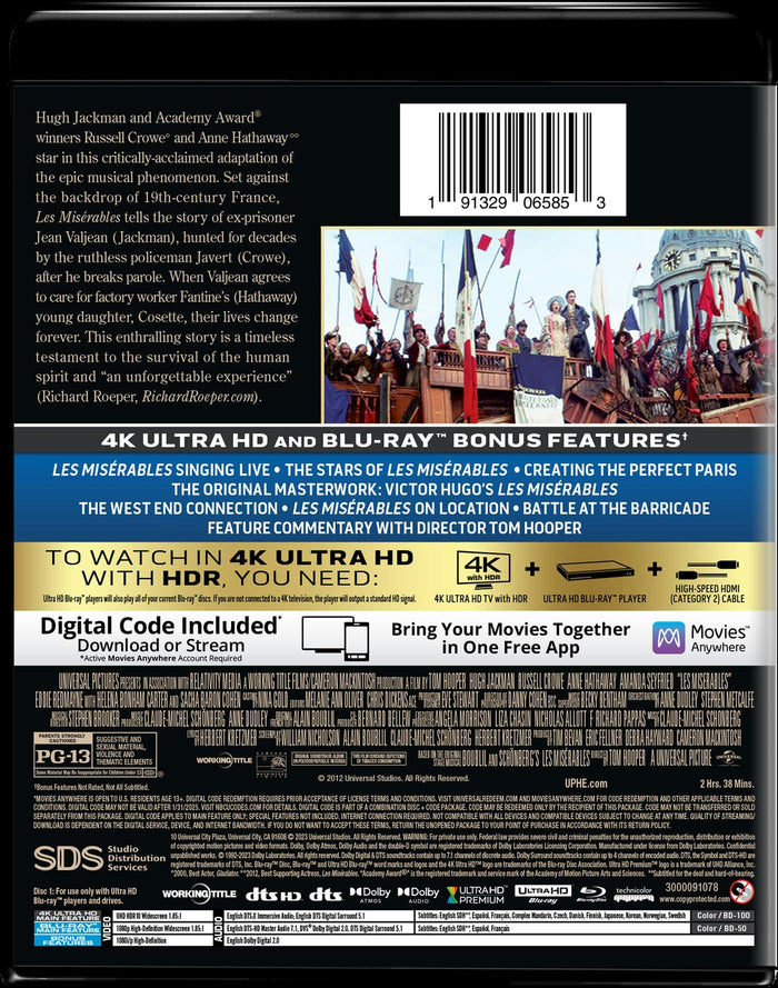 Les Misérables (4K Ultra HD + Blu-ray) [UHD]