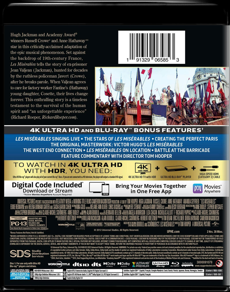 Les Misérables (4K Ultra HD + Blu-ray) [UHD]