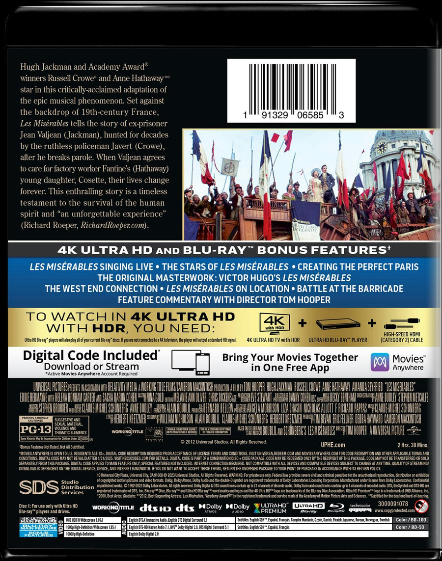 Les Misérables (4K Ultra HD + Blu-ray) [UHD]
