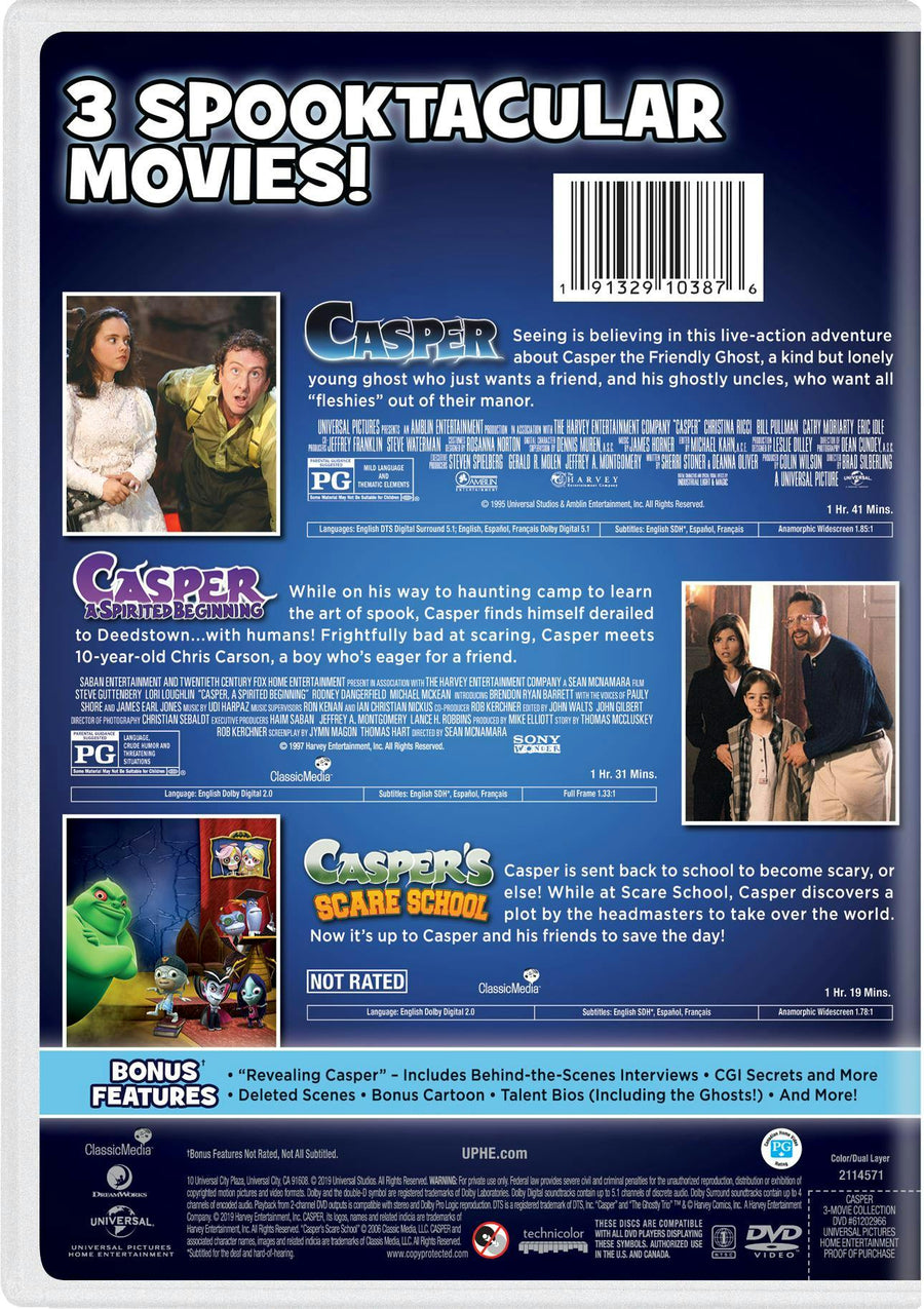 Casper 3-Movie Collection [DVD]