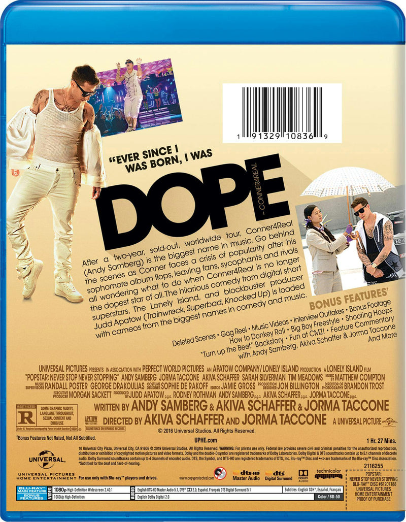 Popstar - Never Stop Never Stopping [Blu-ray]