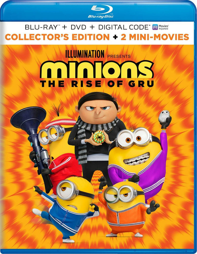 Minions: The Rise of Gru (Blu-ray + DVD + Digital Copy) [Blu-ray]