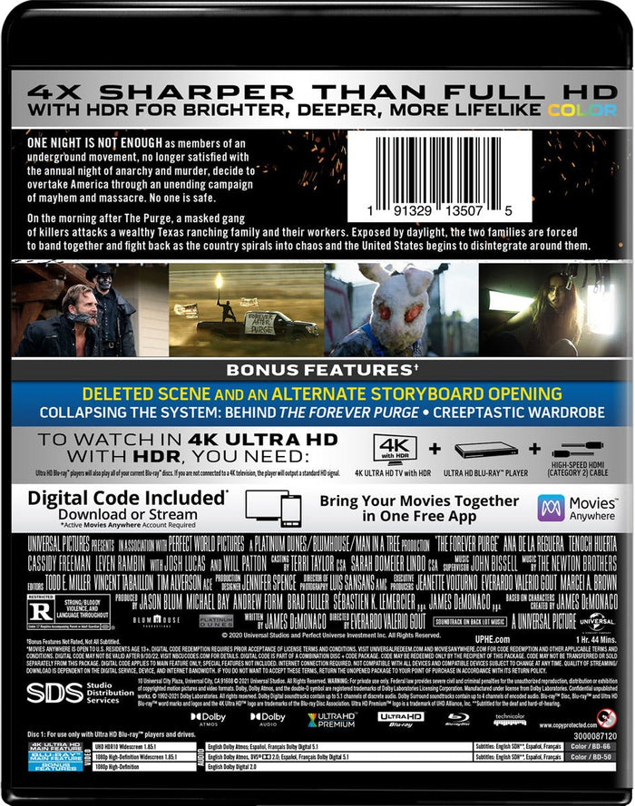 The Forever Purge (4K Ultra HD + Blu-ray) [UHD]