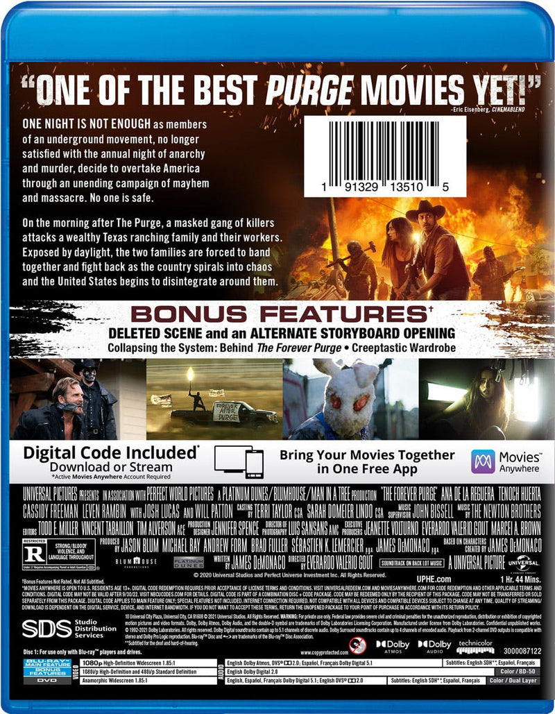 The Forever Purge (with DVD) [Blu-ray]