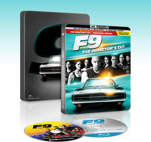 F9: The Fast Saga - Limited Edition Steelbook 4K Ultra HD + Blu-ray + Digital [UHD]