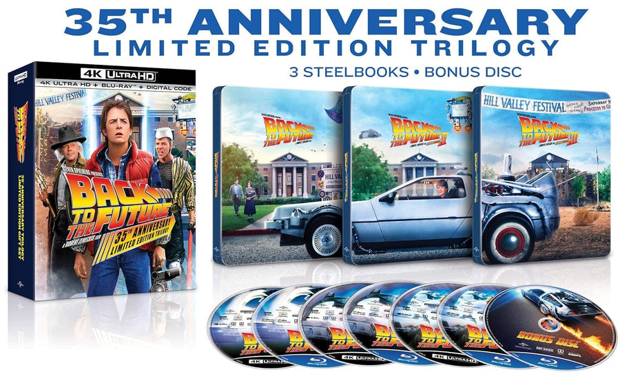 Back to the Future 35th Anniversary Trilogy (Limited Edition Steelbook 4K Ultra HD + Blu-ray) [UHD]