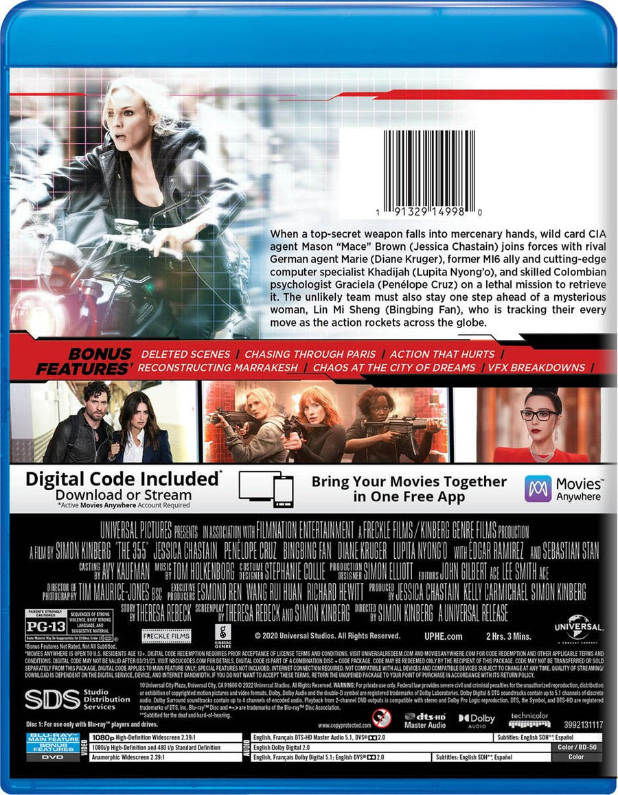 The 355 (with DVD) [Blu-ray]