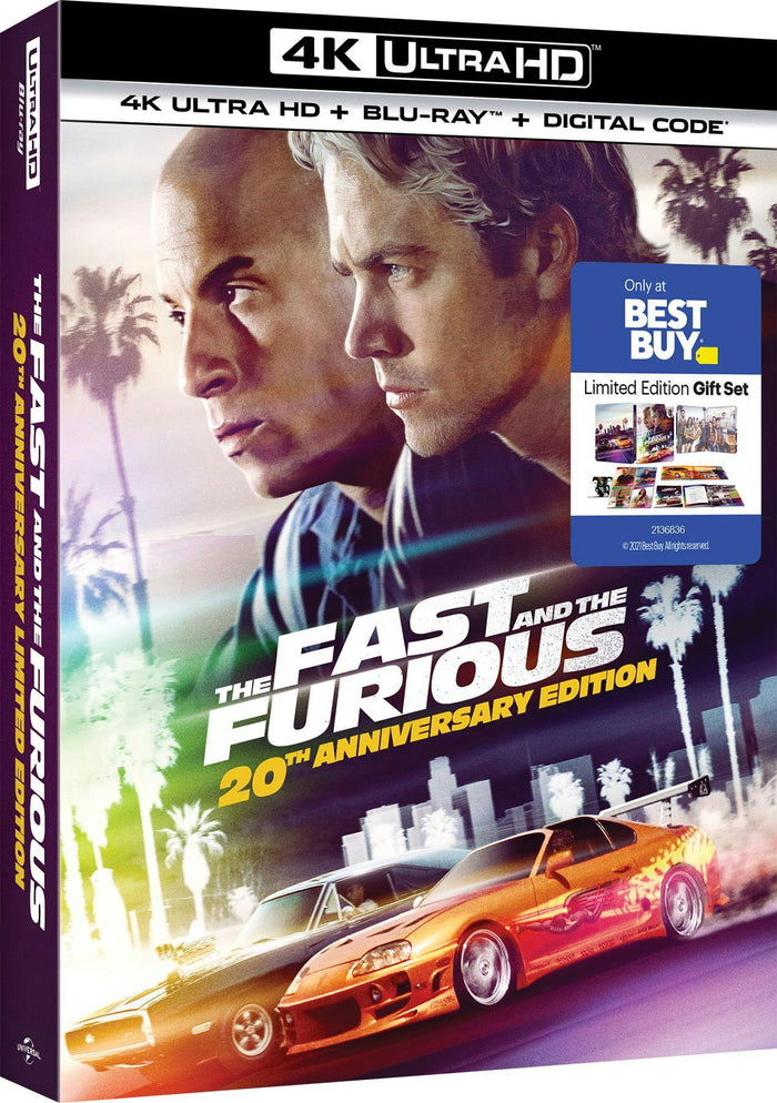 The Fast and the Furious - 20th Anniversary Limited Edition Steelbook (4K UHD + Blu-ray) [UHD]