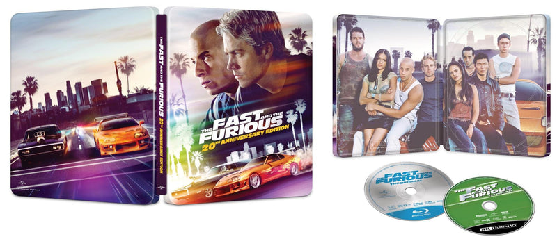The Fast and the Furious - 20th Anniversary Limited Edition Steelbook (4K UHD + Blu-ray) [UHD]