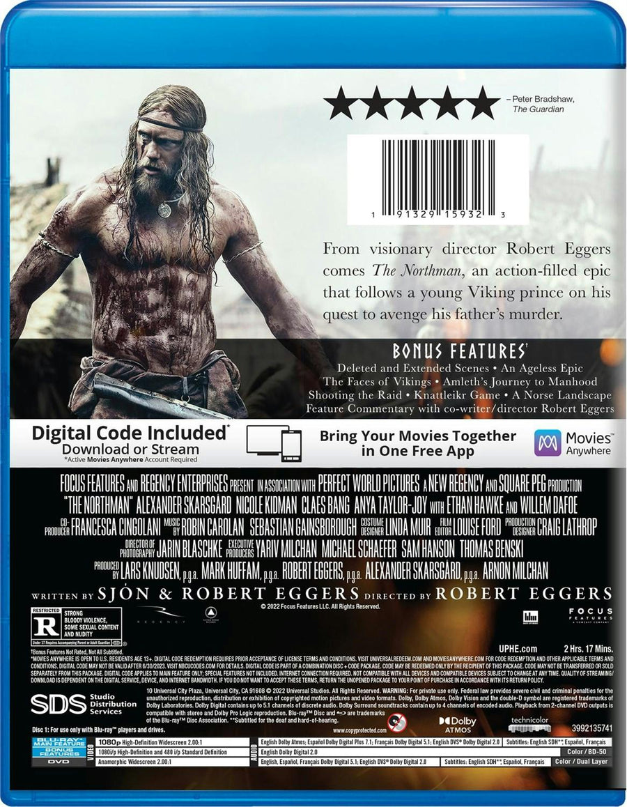 The Northman (with DVD) [Blu-ray]