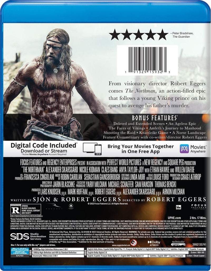 The Northman (with DVD) [Blu-ray]
