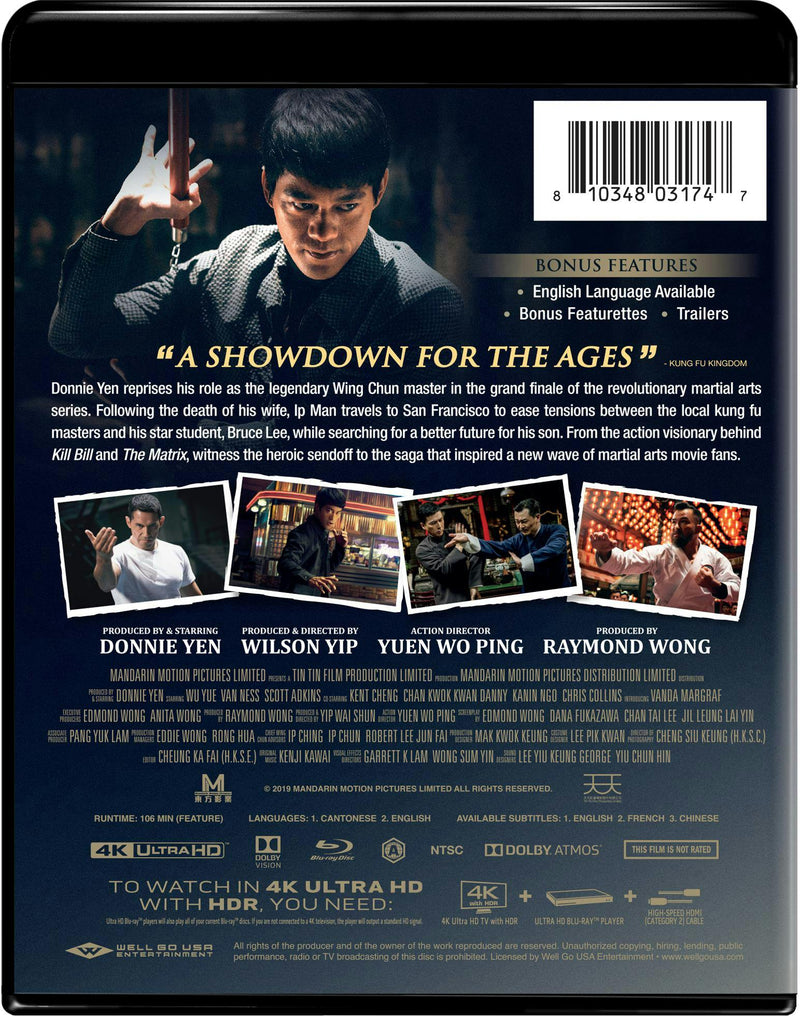 Ip Man 4 (4K Ultra HD + Blu-ray) [UHD]