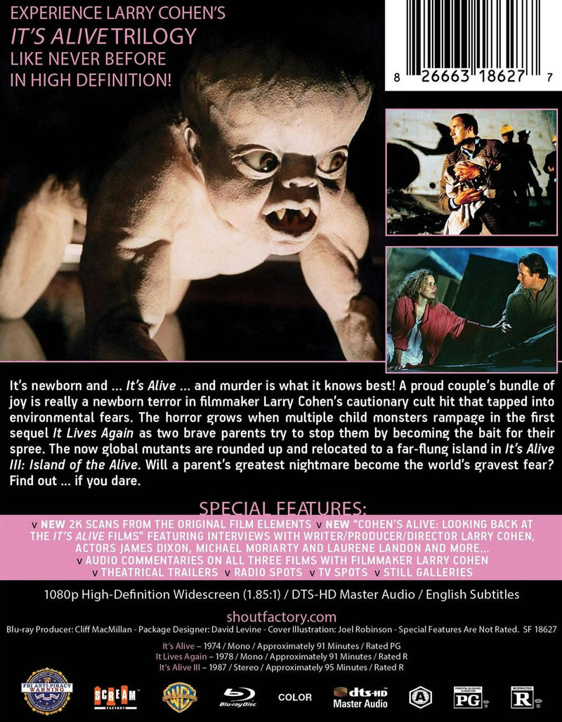 It's Alive Trilogy [Blu-ray]