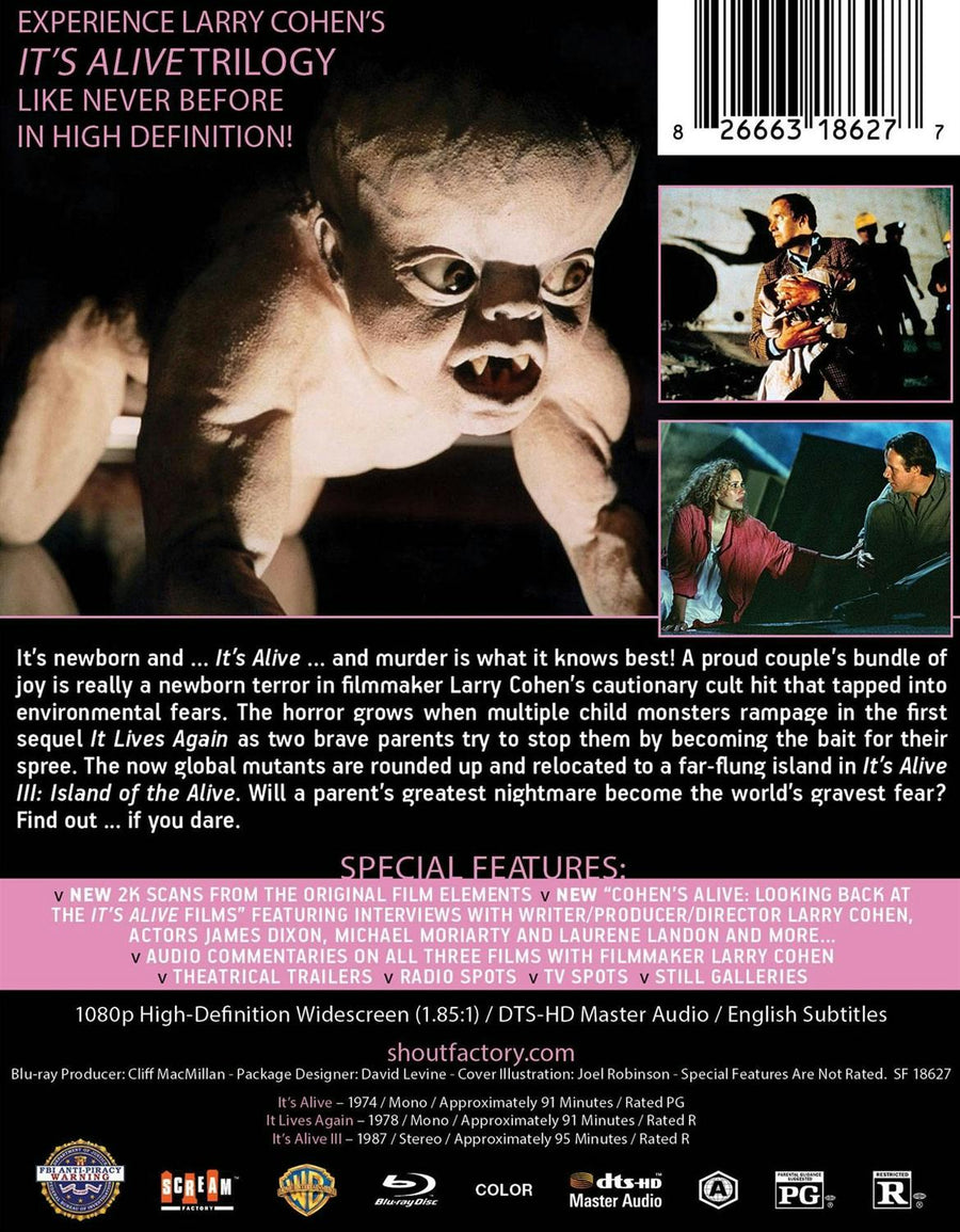 It's Alive Trilogy [Blu-ray]