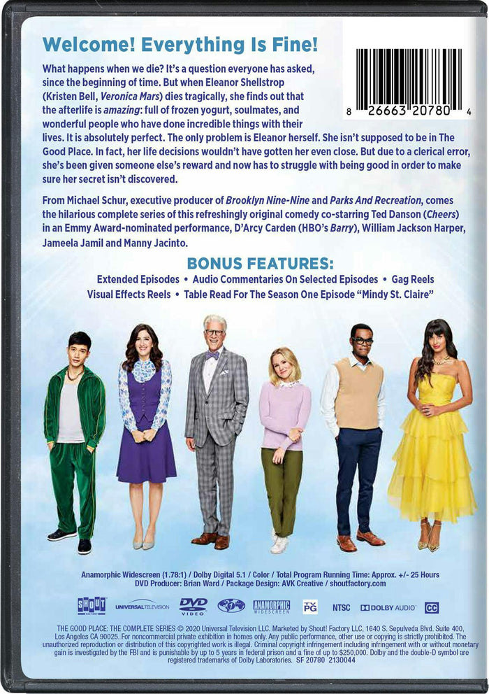 The Good Place: The Complete Series [DVD]