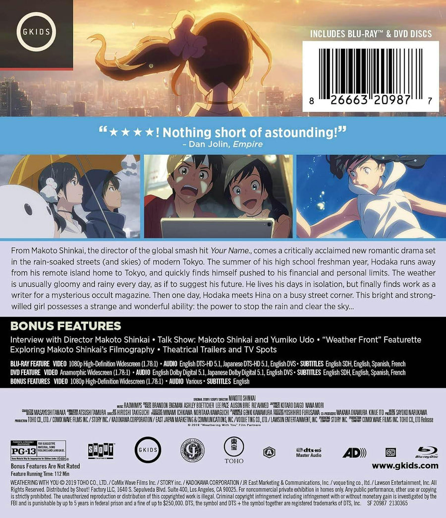 Weathering With You - Blu-ray + DVD [Blu-ray]