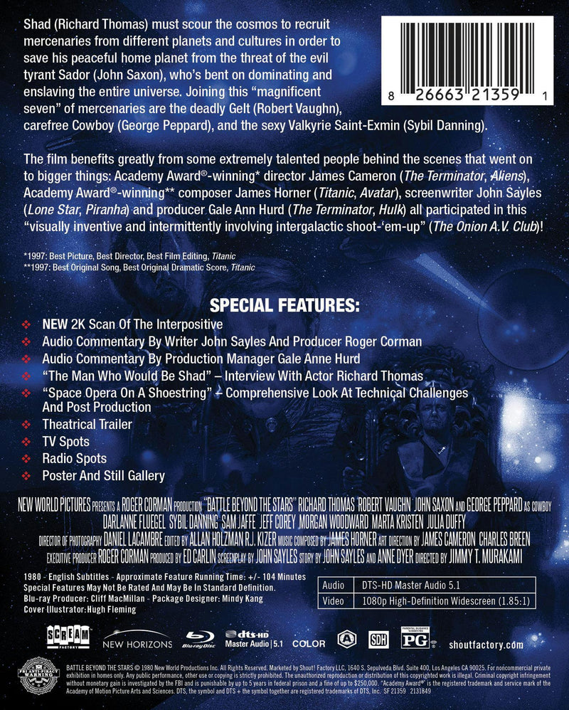 Battle Beyond The Stars [Limited Edition Steelbook] [Blu-ray]