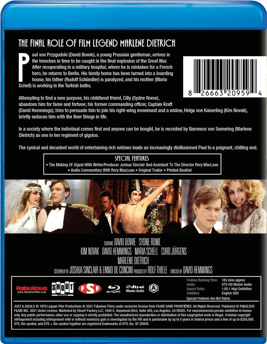 Just A Gigolo [Blu-ray]