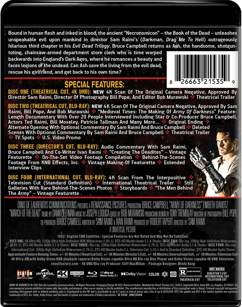 Army Of Darkness [Collector's Edition] [UHD]