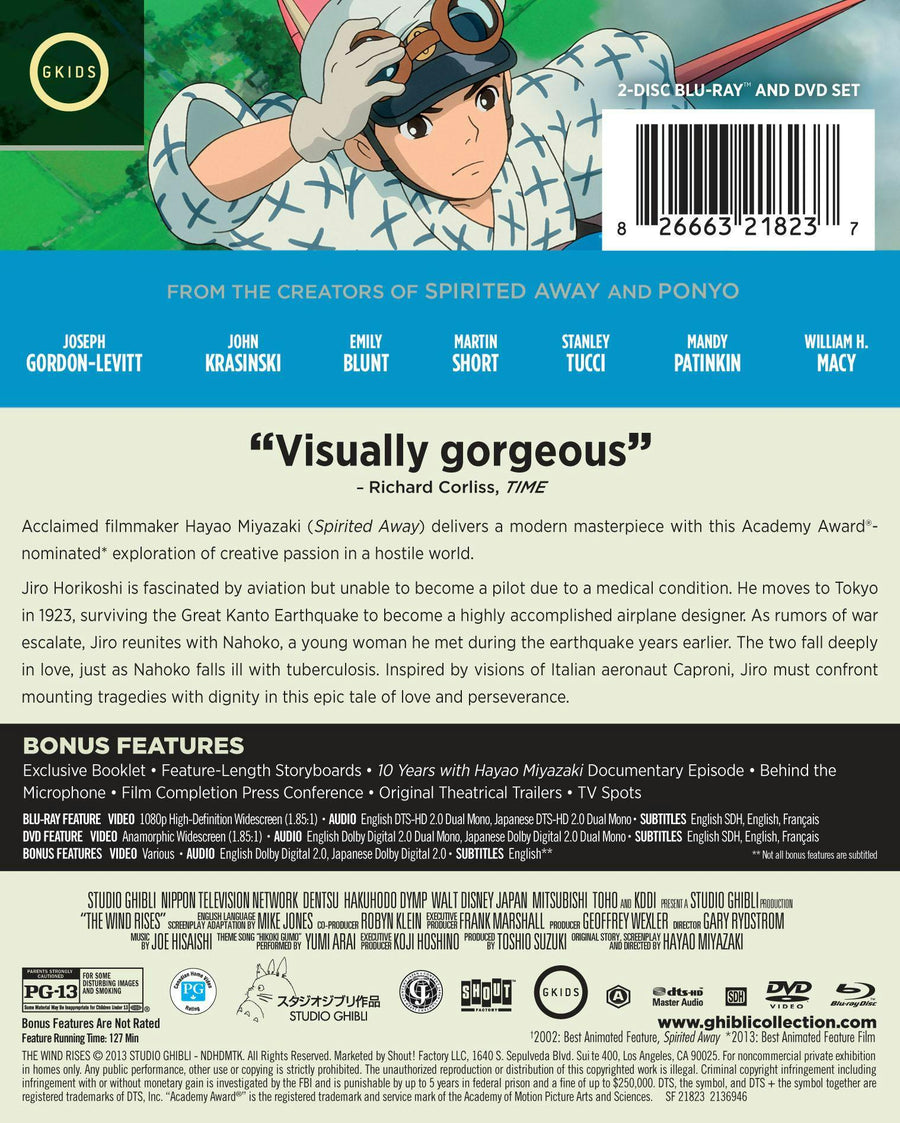 The Wind Rises [Limited Edition Steelbook] [Blu-ray]
