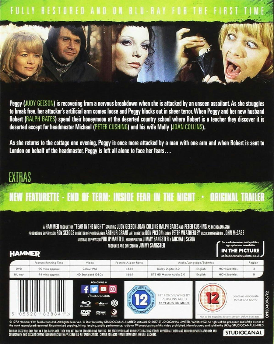 Fear in the Night [Blu-ray]