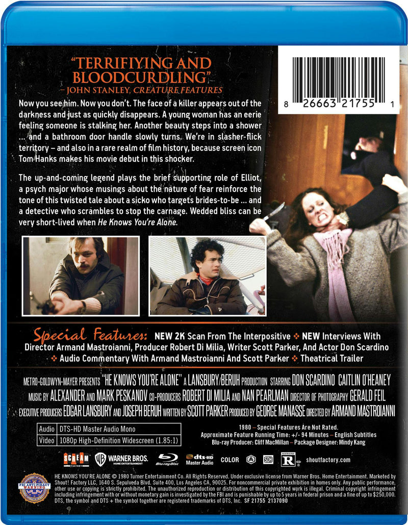 He Knows You're Alone [Blu-ray]