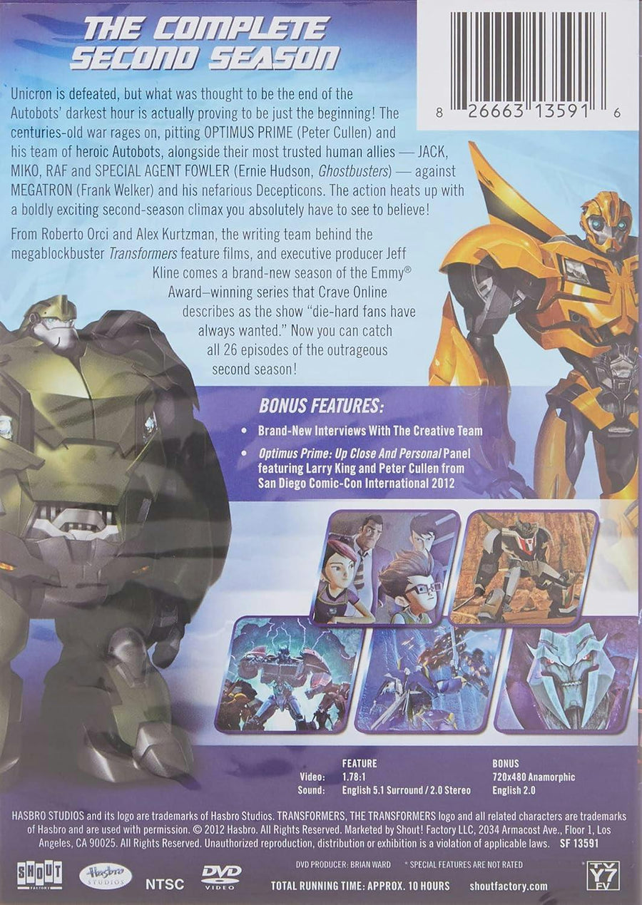 Transformers: Prime - Season Two [DVD]