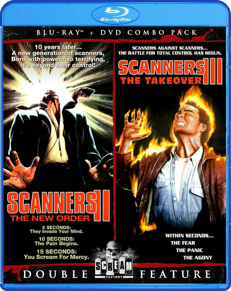 Scanners II: The New Order / Scanners III: The Takeover [Double Feature] [Blu-ray]