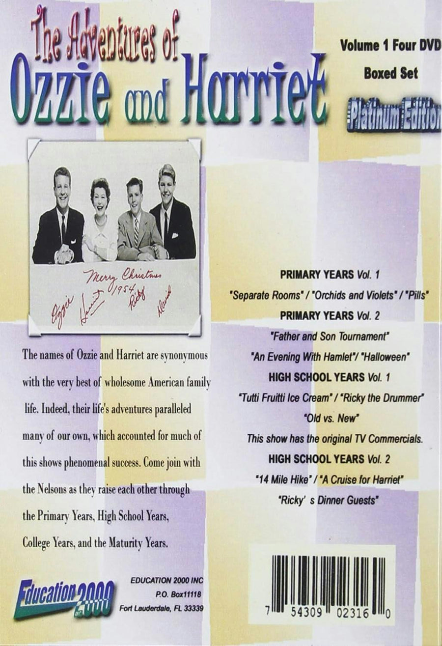 Adventures Of Ozzie And Harriet V1 [DVD]