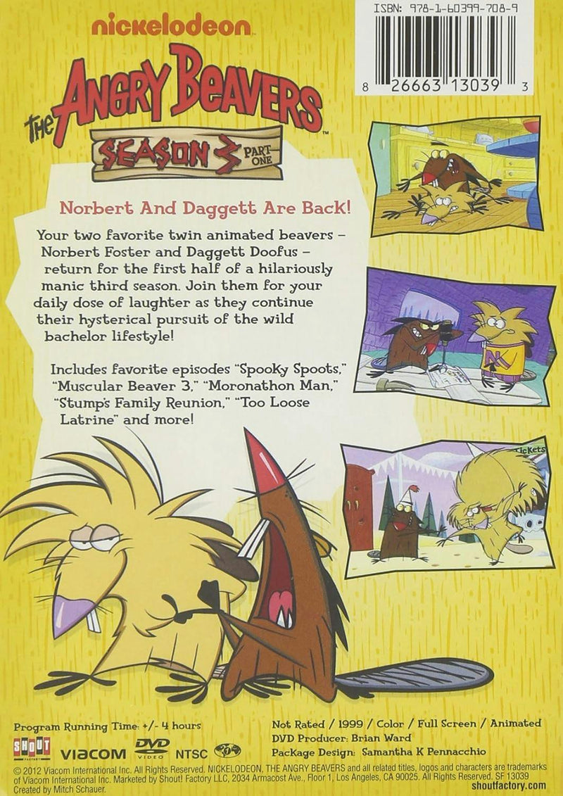 The Angry Beavers: Season 3 - Part One [DVD]