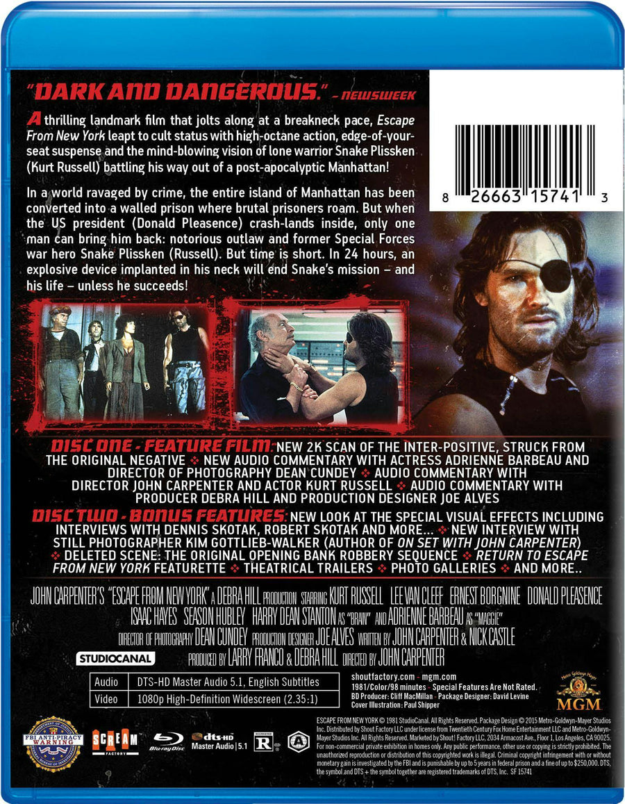 Escape from New York - Collector's Edition [Blu-ray]