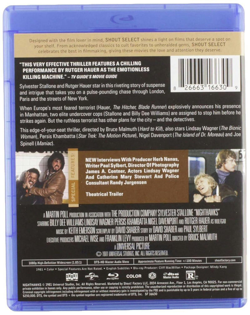 Nighthawks [Collector's Edition] [Blu-ray]