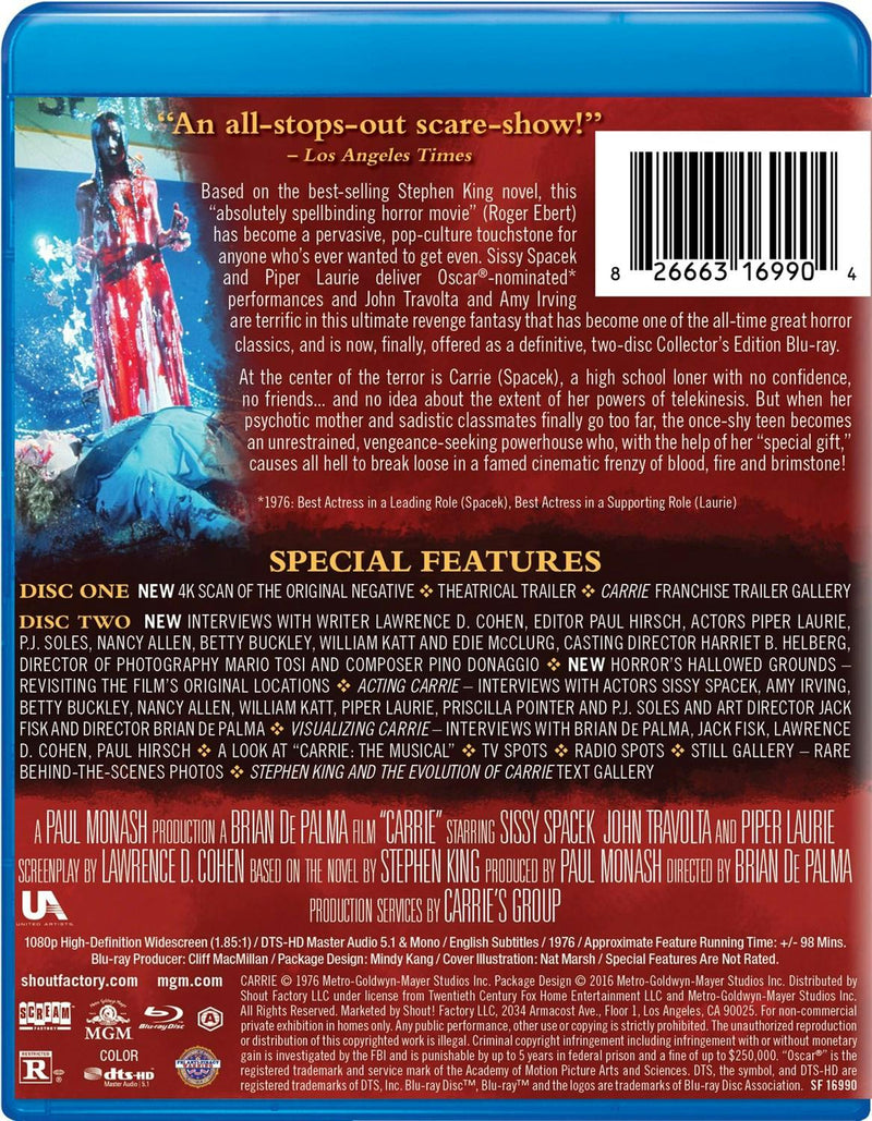 Carrie (1976) - Collector's Edition [Blu-ray]