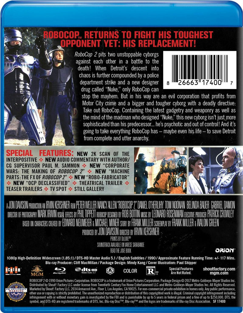 RoboCop 2 [Collector's Edition] [Blu-ray]