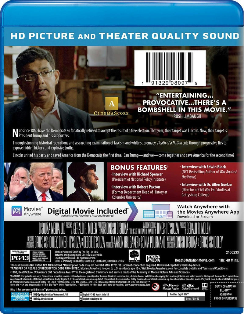 Death of a Nation (Blu-ray + Digital HD) [Blu-ray]