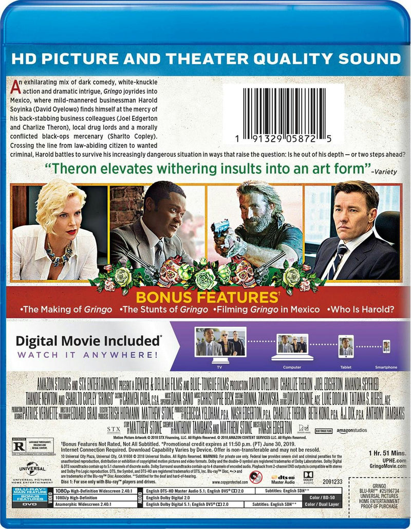 Gringo (with DVD) [Blu-ray]