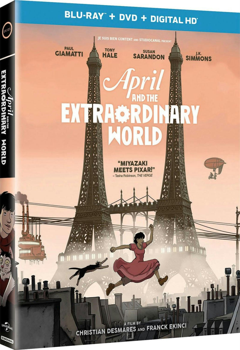 April and the Extraordinary World (DVD + Digital) [Blu-ray]