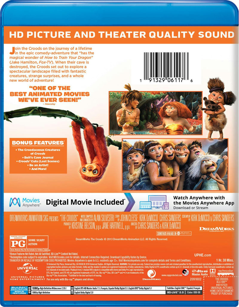 The Croods (Blu-ray New Box Art) [Blu-ray]