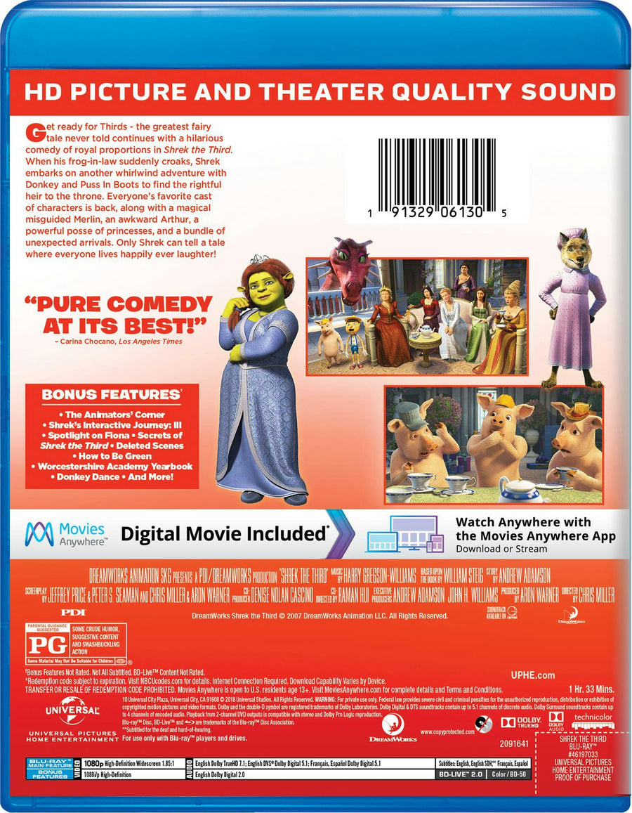 Shrek the Third (Blu-ray New Box Art) [Blu-ray]