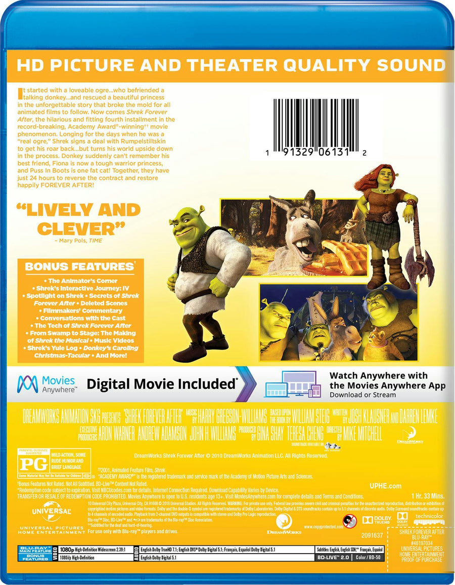 Shrek: Forever After - The Final Chapter (Blu-ray New Box Art) [Blu-ray]