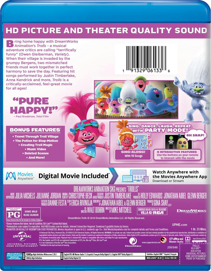 Trolls (Digital) [Blu-ray]