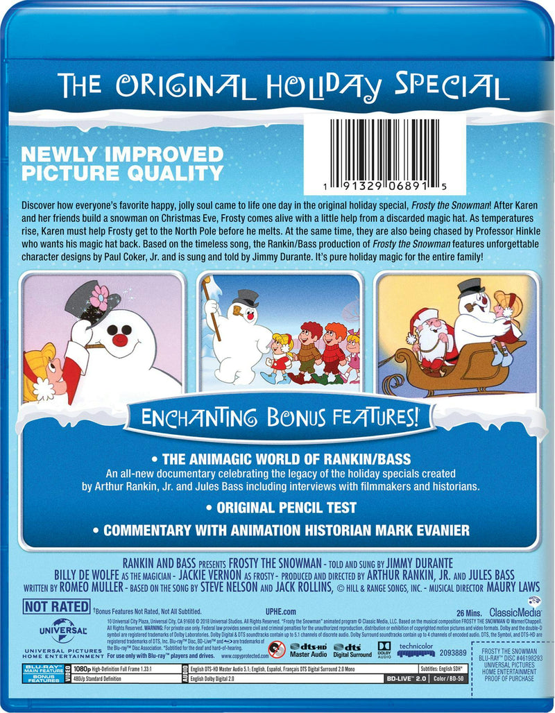 Frosty the Snowman (Deluxe Edition) [Blu-ray]
