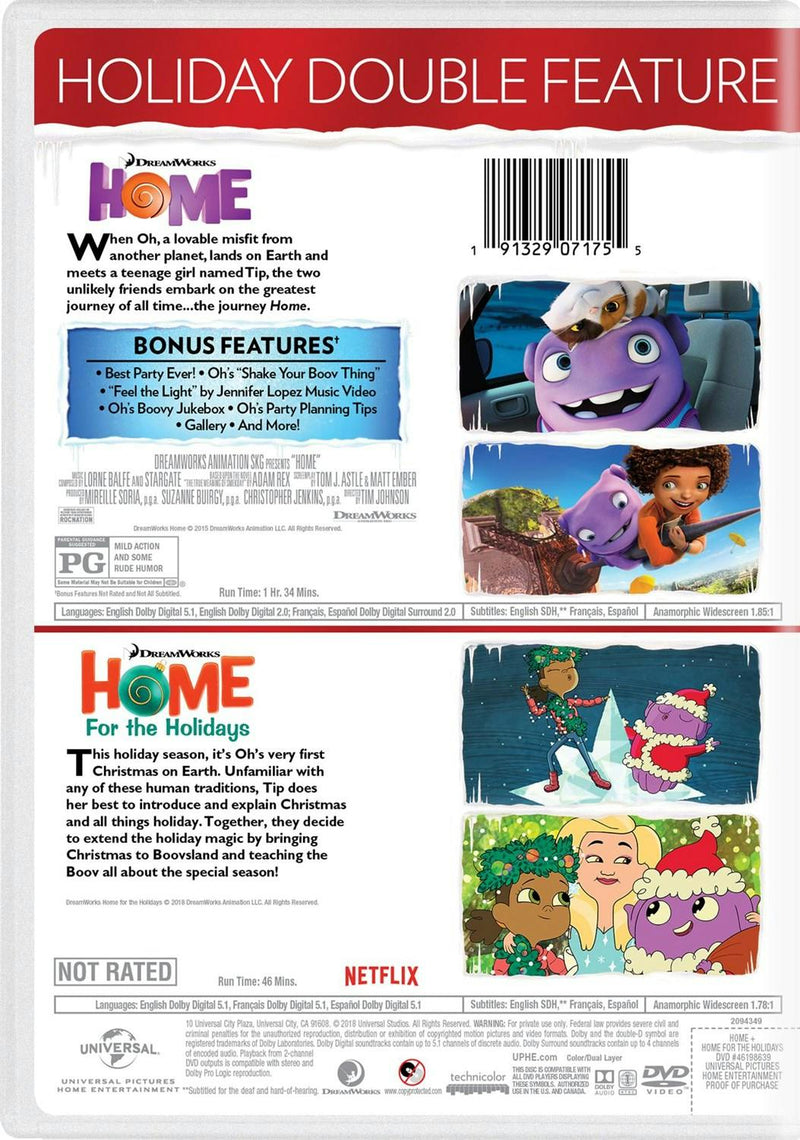 Home/Home: For the Holidays (DVD Double Feature) [DVD]