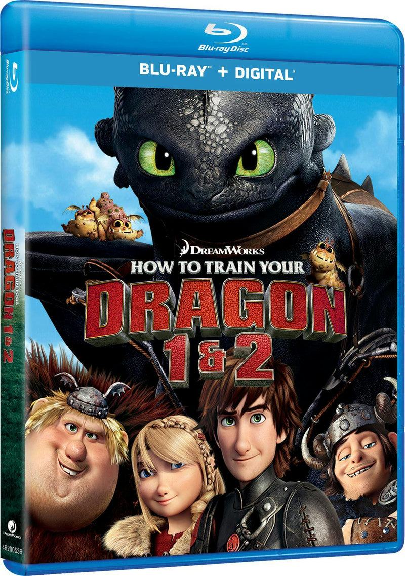 How to Train Your Dragon 1 & 2 (Blu-ray New Box Art) [Blu-ray]