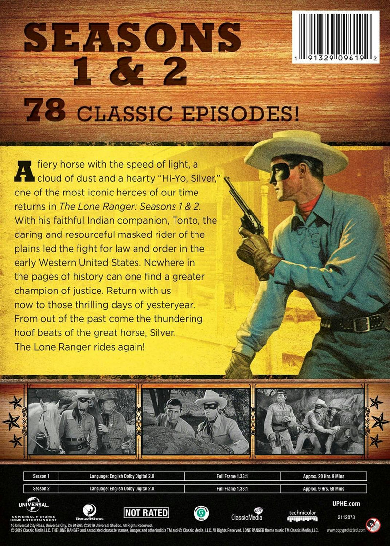 The Lone Ranger: Seasons 1 & 2 (DVD Double Feature) [DVD]