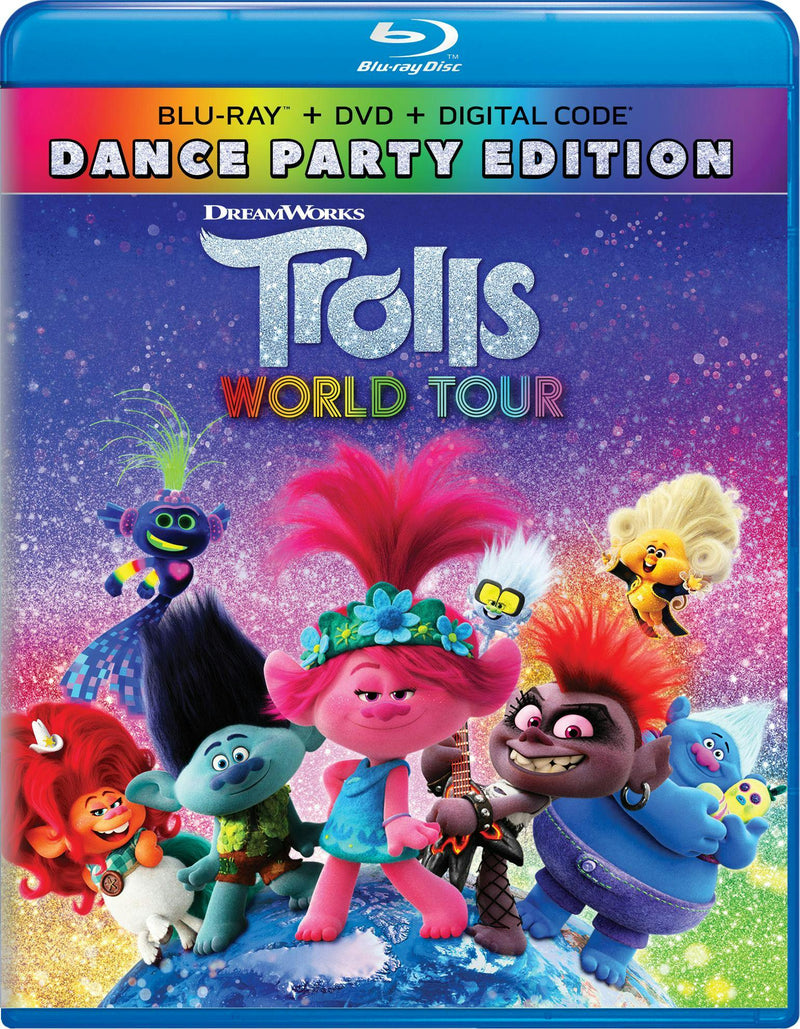 Trolls World Tour (Dance Party Edition DVD + Digital) [Blu-ray]