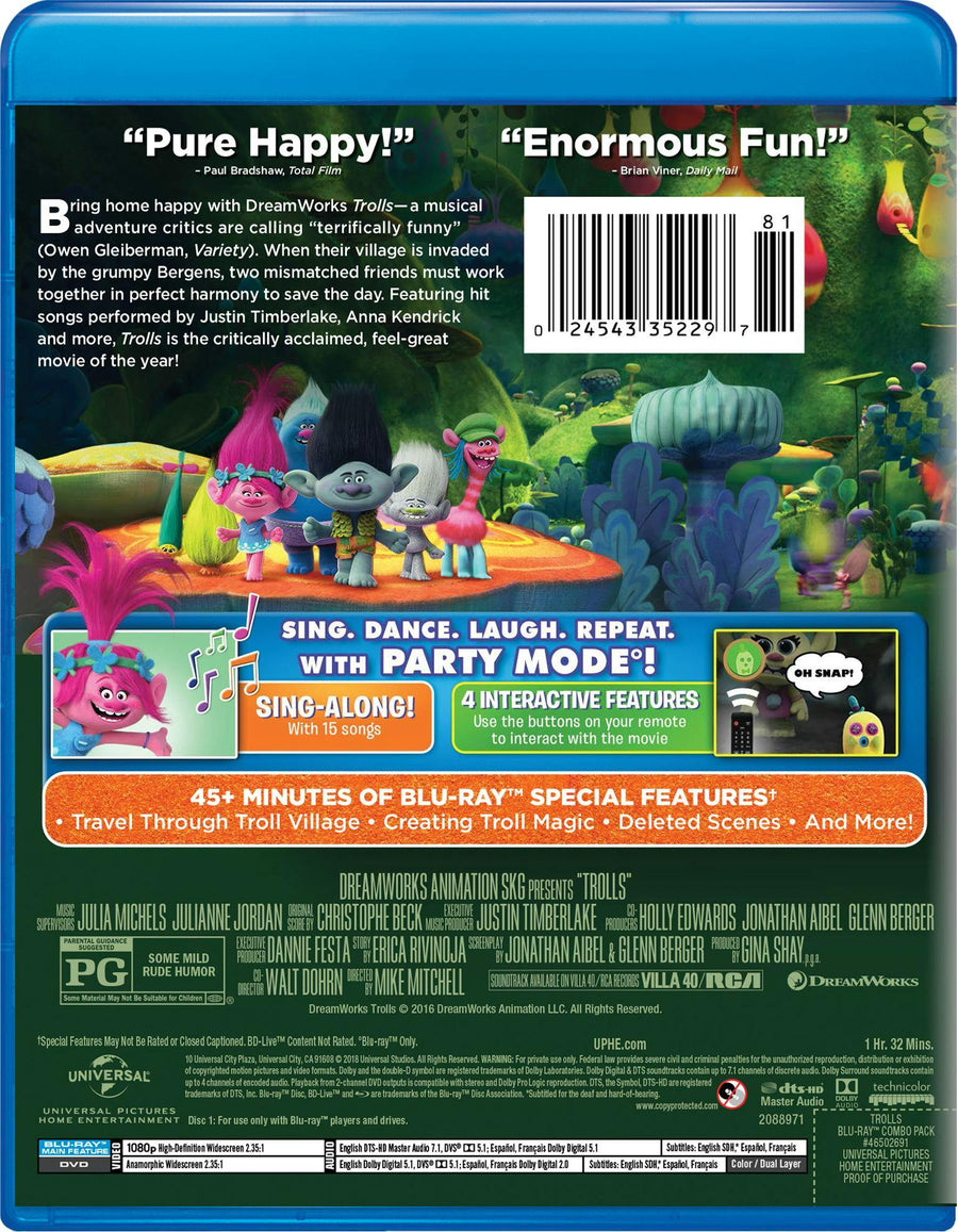 Trolls (Party Edition) [Blu-ray]